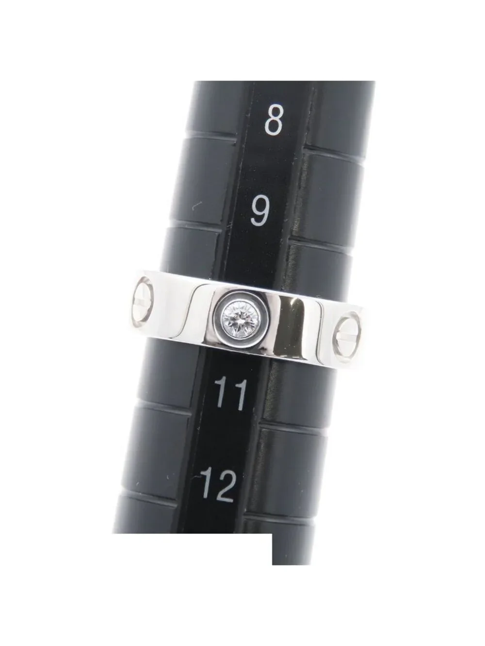 Cartier Love Ring Platinum Diamond Classic Model Wedding